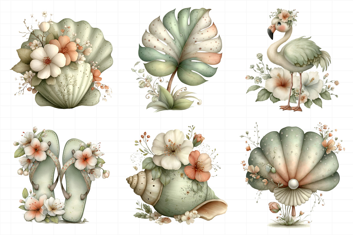 Whimsical Summer Clipart, an Illustration by Daily.Designs (Photo 7 of 7)