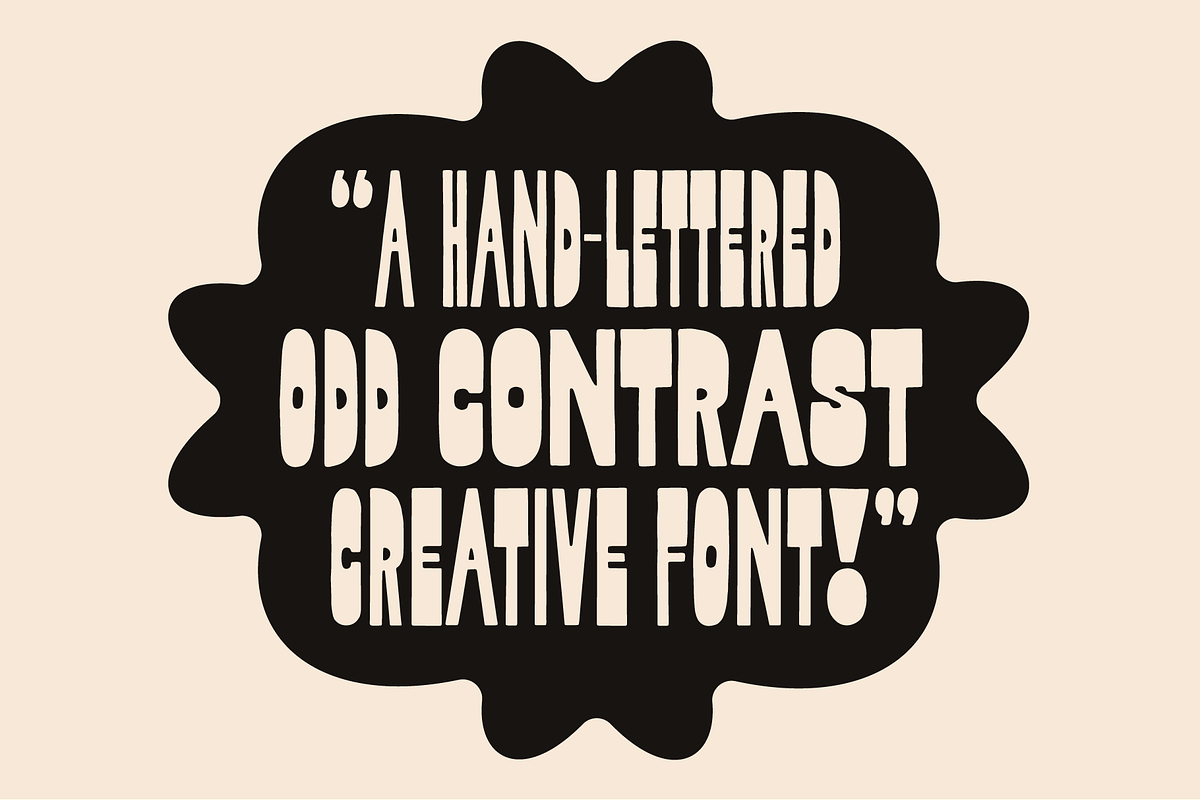 Oddball Font Collection! Hand-drawn!, a Font by Studio Funshop by Kelli (Photo 2 of 9)