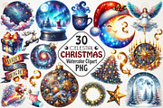 Celestial Christmas Clipart, an Illustration by RobertsArt (Thumbnail 1 of 7)