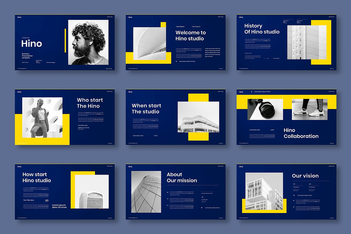 Hino – Business Keynote Template, a Presentation Template by Dens Creative Studio (Photo 2 of 6)