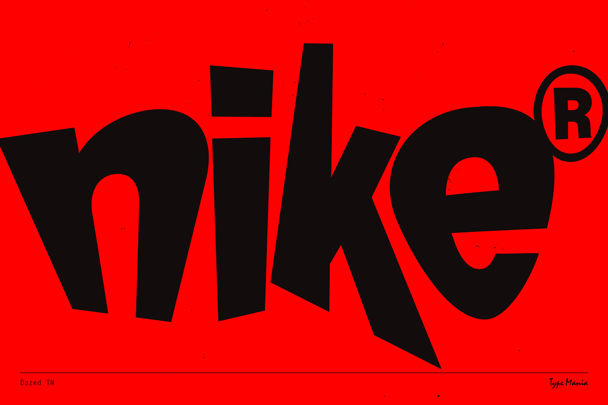 Dazed TM – Warped Font, a Sans Serif Font by Type Mania (Photo 8 of 12)
