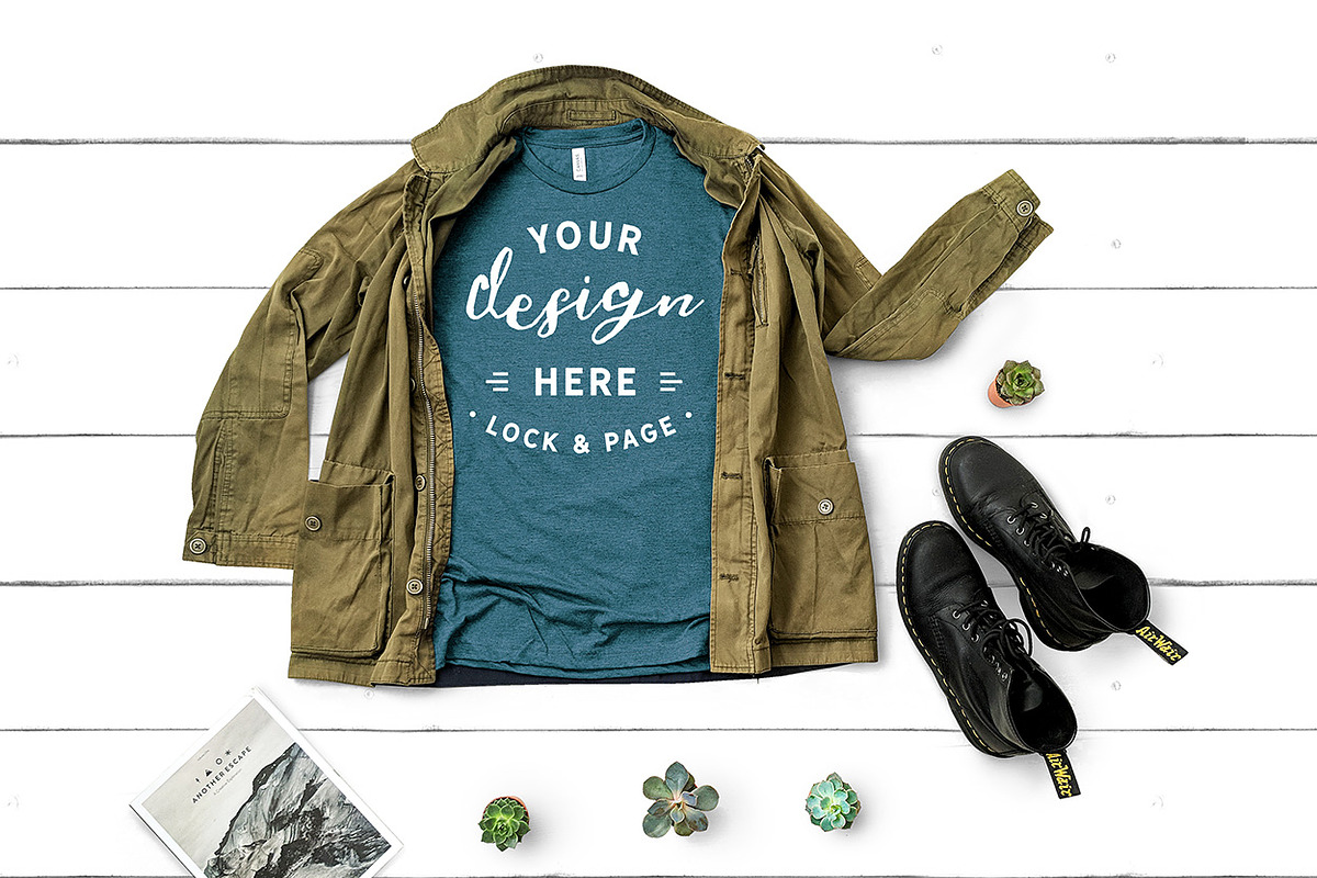 T-Shirt Mockup Bundle Bella Canvas, a Shirt Mockup by lock and page (Photo 68 of 71)