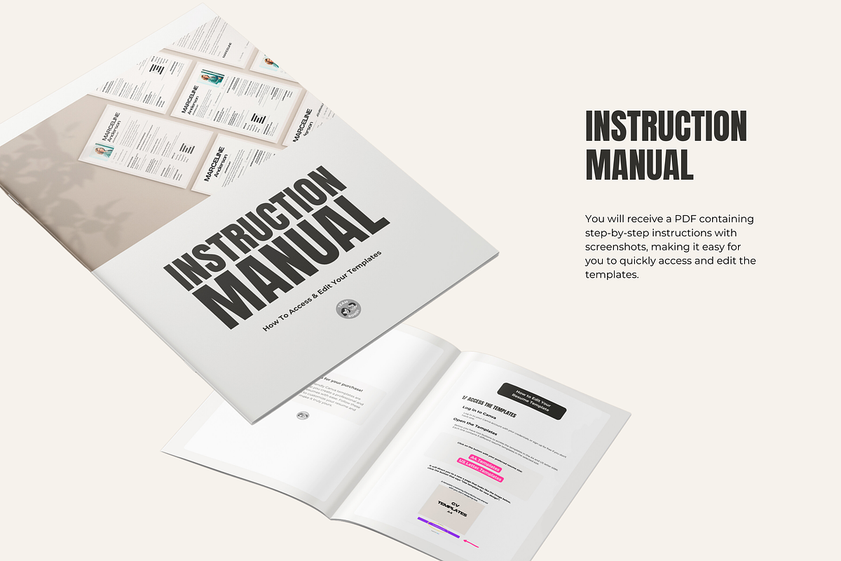 Minimal CV & Cover Letter Templates, a Resume Template by TEAM RONDI (Photo 3 of 6)