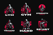 Sporty and athletic man., a Healthcare Illustration by Masterlevsha (Thumbnail 3 of 4)
