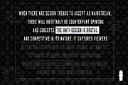 Noughties - Disproportionate Font, a Sans Serif Font by Ckybe's Corner (Thumbnail 7 of 7)