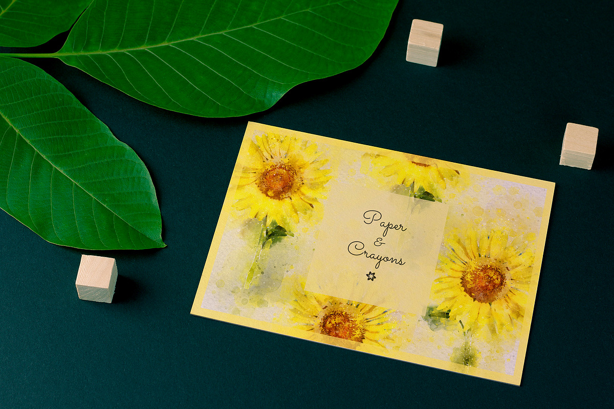 Sunflowers by PaperAndCrayons, an Illustration by PaperAndCrayons (Photo 4 of 6)