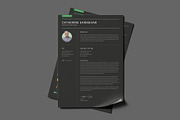 Black Modern Resume Template / CV, a Resume Template by PixelStudio (Thumbnail 6 of 6)