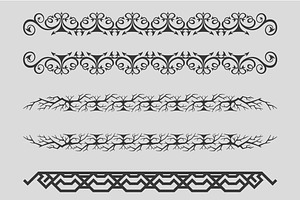 10 Ornate Illustrator Brushes