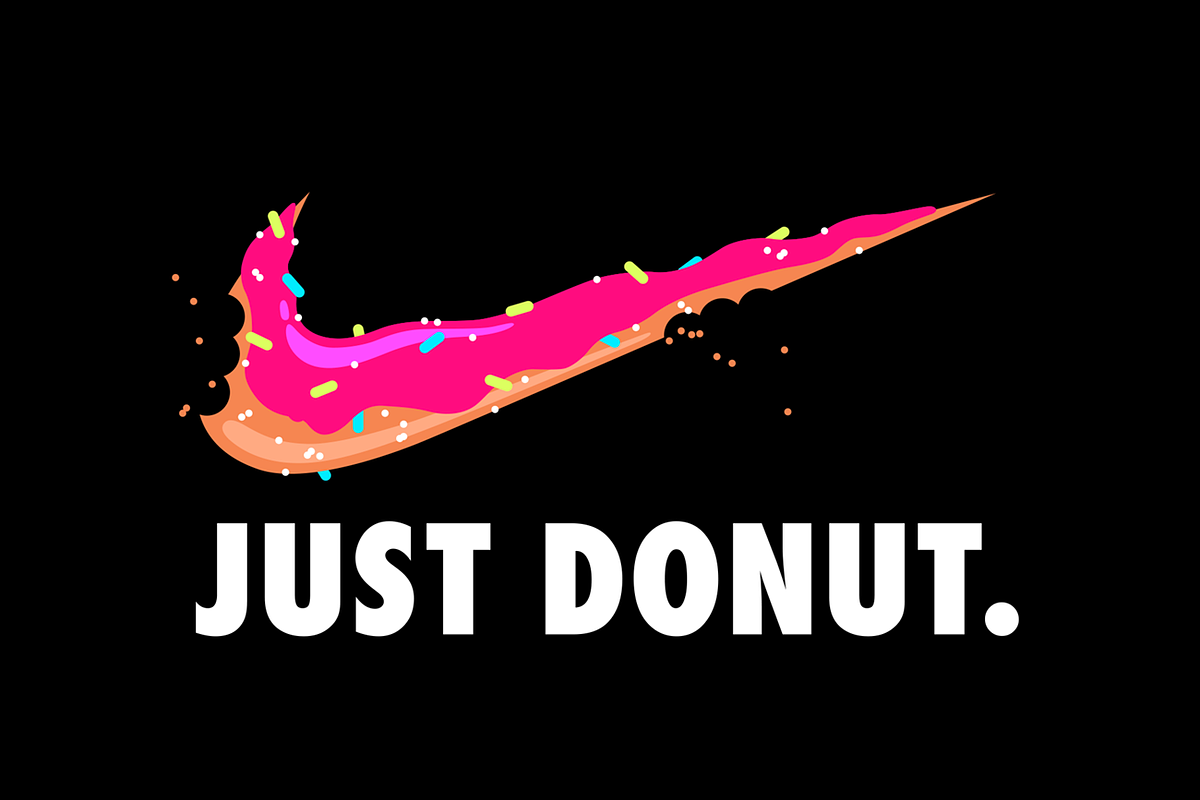 Just Donut Vector Print, an Illustration by mysuperproject
