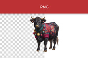 Christmas Farm Animal Clipart Bundle, an Animal Illustration by InkyQueenArt (Thumbnail 2 of 5)