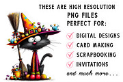 Whimsical Halloween Clipart, an Illustration by Libby Wishes (Thumbnail 7 of 7)