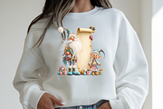 Whimsical Santa Gnome Holiday Scroll, a Seasonal Illustration by Printable Design Store (Thumbnail 3 of 3)
