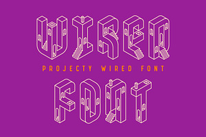 Projecty - Color Vector Font