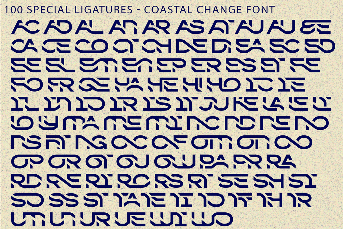 Coastal Change - Futuristic Font, a Sans Serif Font by 177Studio (Photo 8 of 8)