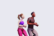 Exercising People -Rigged & Animated, a Characters & Person 3D Model by Studio Ochi (Thumbnail 5 of 8)