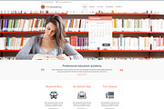 Hot Academy, a WordPress Template by hot-themes (Thumbnail 1 of 4)