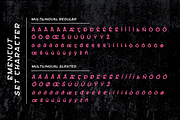 Emencut, a Sans Serif Font by twinstd (Thumbnail 12 of 13)
