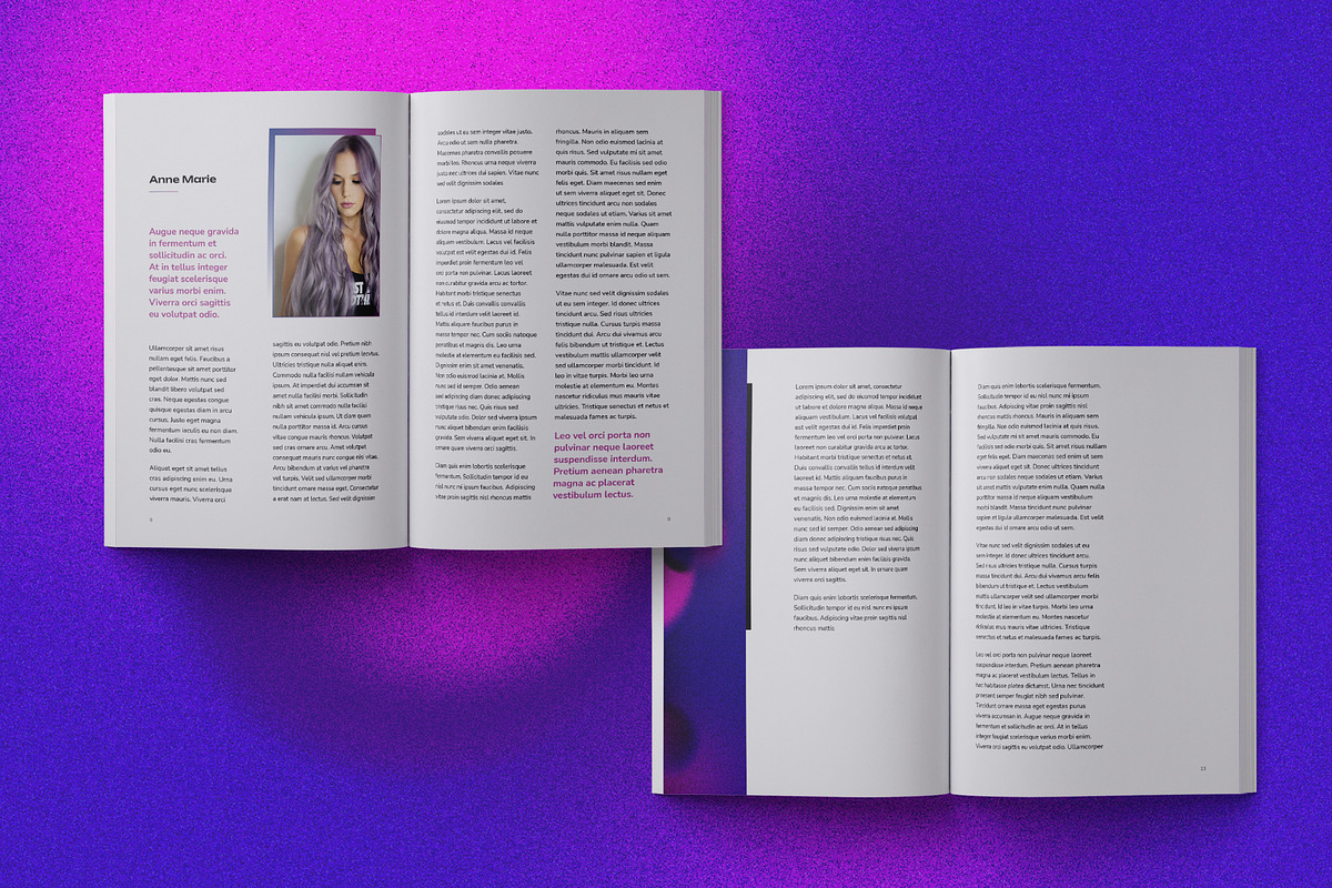 Gradient Book, a Stationery Template by Meknya (Photo 6 of 9)