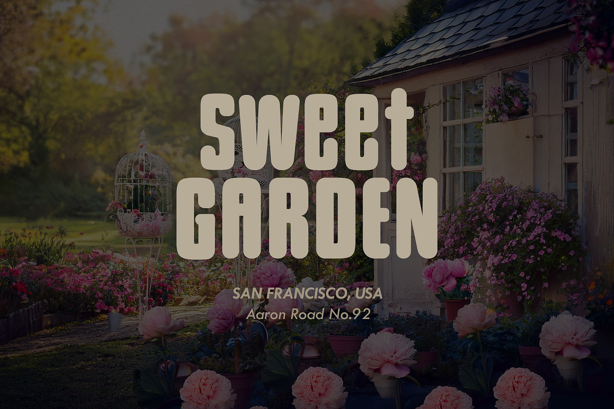 Heiano Saigou Modern Retro Sans Font, a Sans Serif Font by Maulana Creative (Photo 2 of 7)