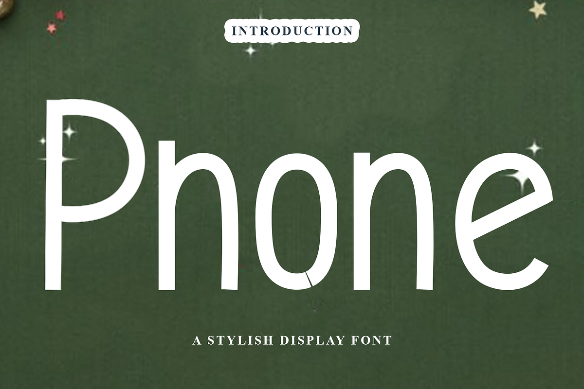 Phone, a Sans Serif Font by FreshTypeINK (Photo 1 of 7)