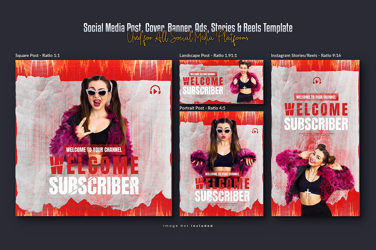 School admission social media post, a Social Media Template by Creative_View (Photo 4 of 8)