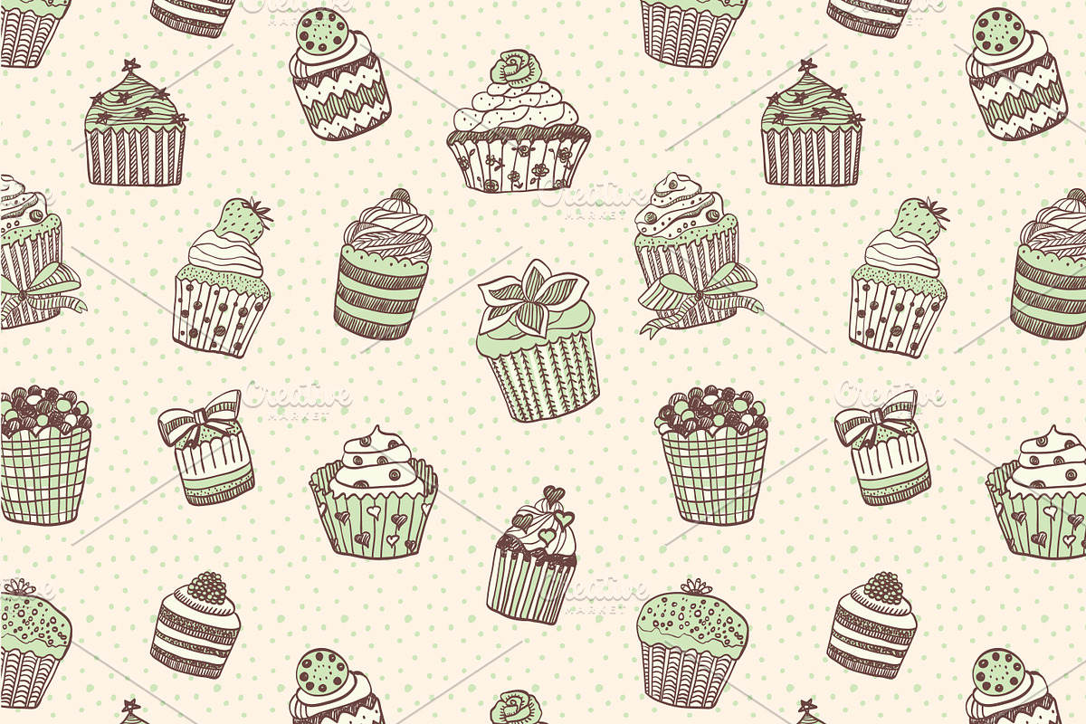 Muffin, a Pattern Graphic by GooseFrol (Photo 2 of 10)