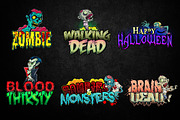 Cartoon Halloween Text Effect, a Layer Style Add-On by mixmedia87 (Thumbnail 2 of 2)