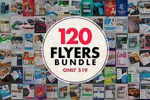 120 Flyer Templates Bundle