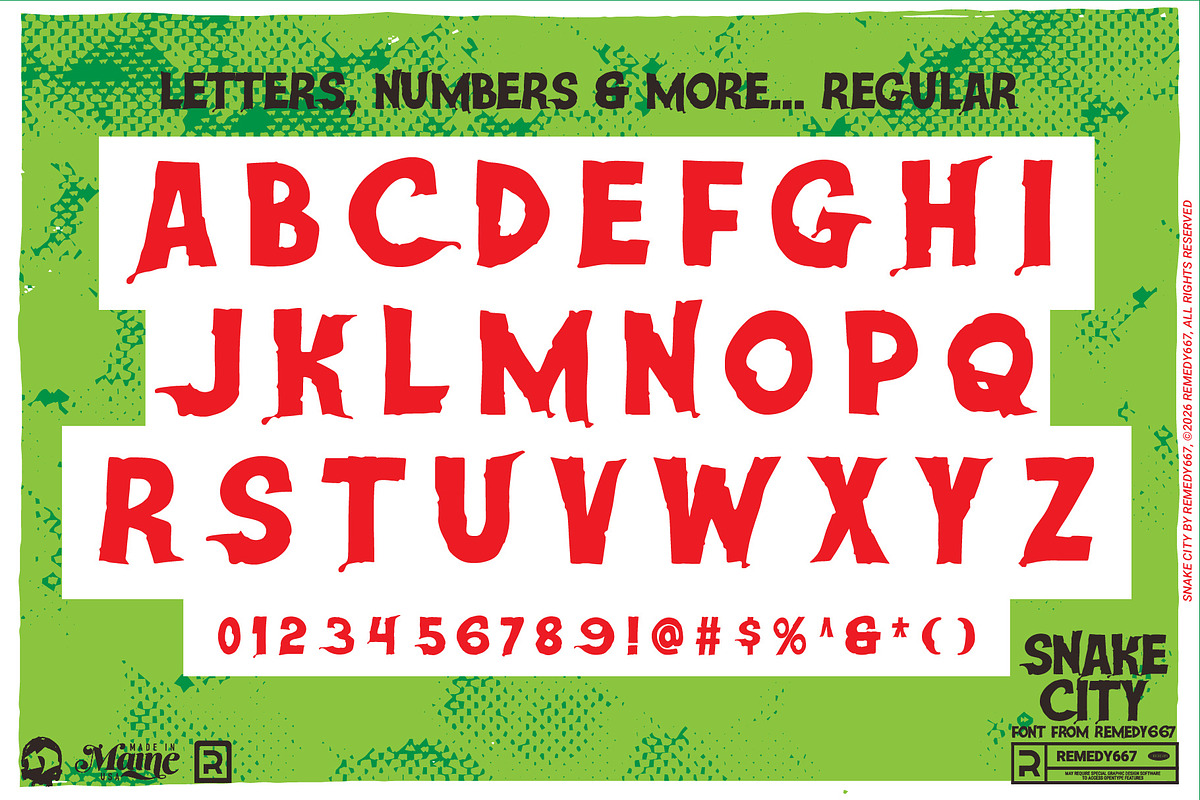 Snake City - Layered Font, a Script Font by Remedy667 (Photo 7 of 9)
