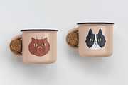 Funny cats set + seamless pattern, an Animal Illustration by Good Studio (Thumbnail 7 of 9)