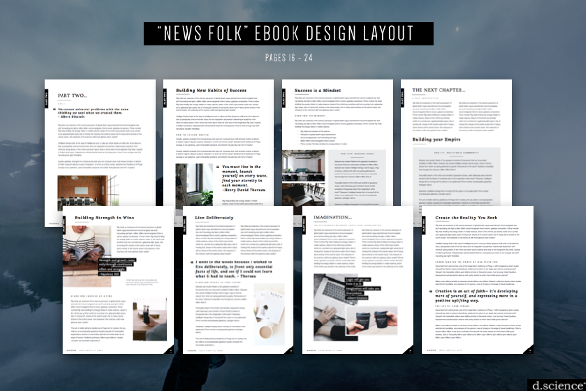 3X Ebook Template Bundle  | 67% Off, a Magazine Template by Template Monkey @dscience (Photo 19 of 35)