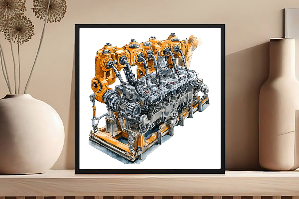 Big Factory Watercolor Clipart Png, an Illustration by DreamCafeArt (Photo 6 of 6)