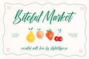 Biteful Market Modern Brush Font, a Script Font by stylishtype.co (Thumbnail 1 of 20)