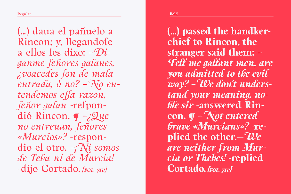 Berganza Font, a Serif Font by Cuchi, qué Tipo! Foundry (Photo 6 of 10)