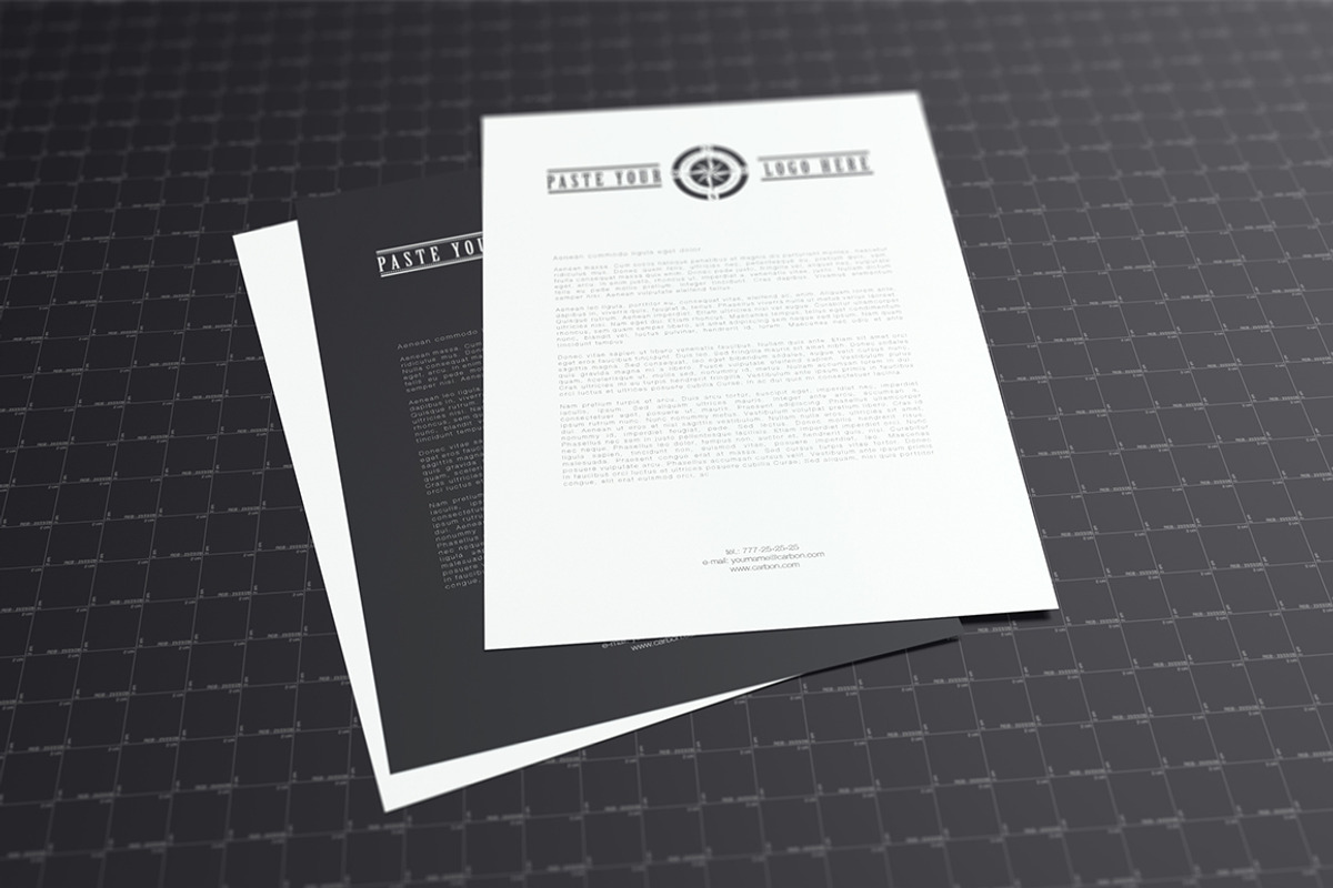 Multipurpose Letterheads Mock-ups, a Print Template by ItemBridge (Photo 3 of 5)