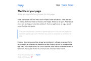 Dsply, for Kirby 2 CMS, a Templates & Theme by Starckio (Thumbnail 2 of 3)