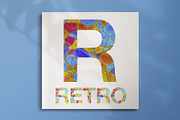 Stained Glass Font & PNG Set, a Symbol Font by Creative Graphics (Thumbnail 6 of 7)