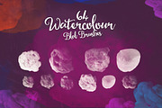 64 Watercolor Blob Brushes, a Brush Add-On by Layerform Design Co. (Thumbnail 3 of 4)