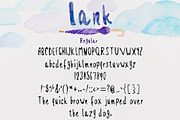 Lank Hand Lettered Font Reg/Bold/It, a Handwritten Font by Violet LeBeaux (Thumbnail 2 of 5)
