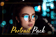 Portrait Pack Photoshop Actions, an Action Add-On by Effect-Hub (Thumbnail 1 of 8)