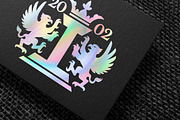 Holographic Printing Logo Mockup, a Product Mockup by GfxFoundry (Thumbnail 3 of 4)