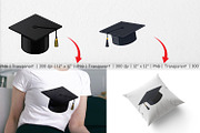 Graduation Cap Clipart, a Graphic by Artnoy (Thumbnail 3 of 5)