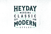 Heyday Font Family, a Serif Font by Hemphill Co (Thumbnail 2 of 8)