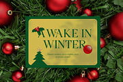 Harmonia Serif Christmas Font, a Serif Font by Vadovastd (Thumbnail 5 of 7)
