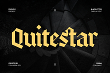 Quitestar – Modern Blackletter