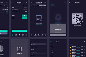 CaCoin - Crypto Market App Design UI