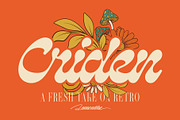 Criden | Display Script, a Script Font by Lemonthe (Thumbnail 1 of 8)