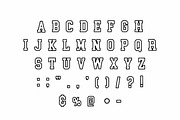 SCHOOL 33, a Slab Serif Font by Fourteen Letter (Thumbnail 8 of 9)