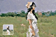 Impressionist Oil Painting Effect, an Action Add-On by DesignRocket (Thumbnail 5 of 7)