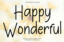 Happy Wonderful